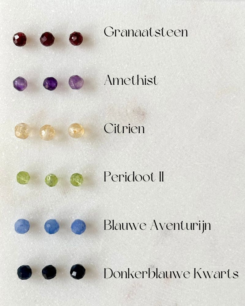 Zelf een ketting maken | DIY halsketting met 3 edelstenen of parels
