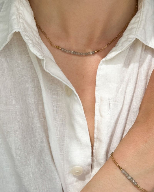 ketting met labradoriet