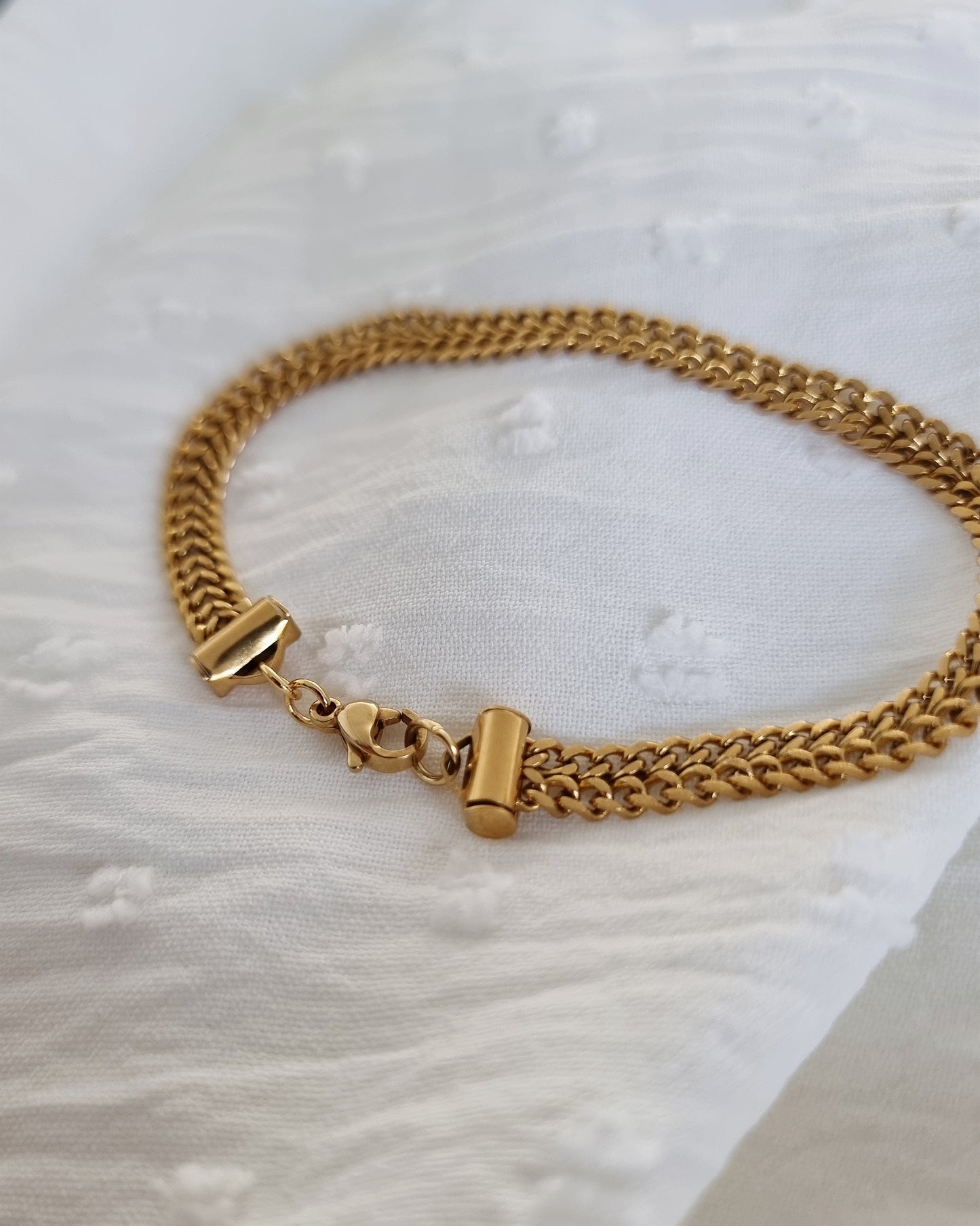 Gouden stainless steel armbanden | Per stuk of als set