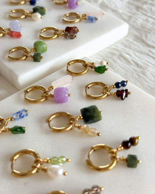 Zelf oorbellen maken | Met edelstenen en parels | DIY oorbellen maken set