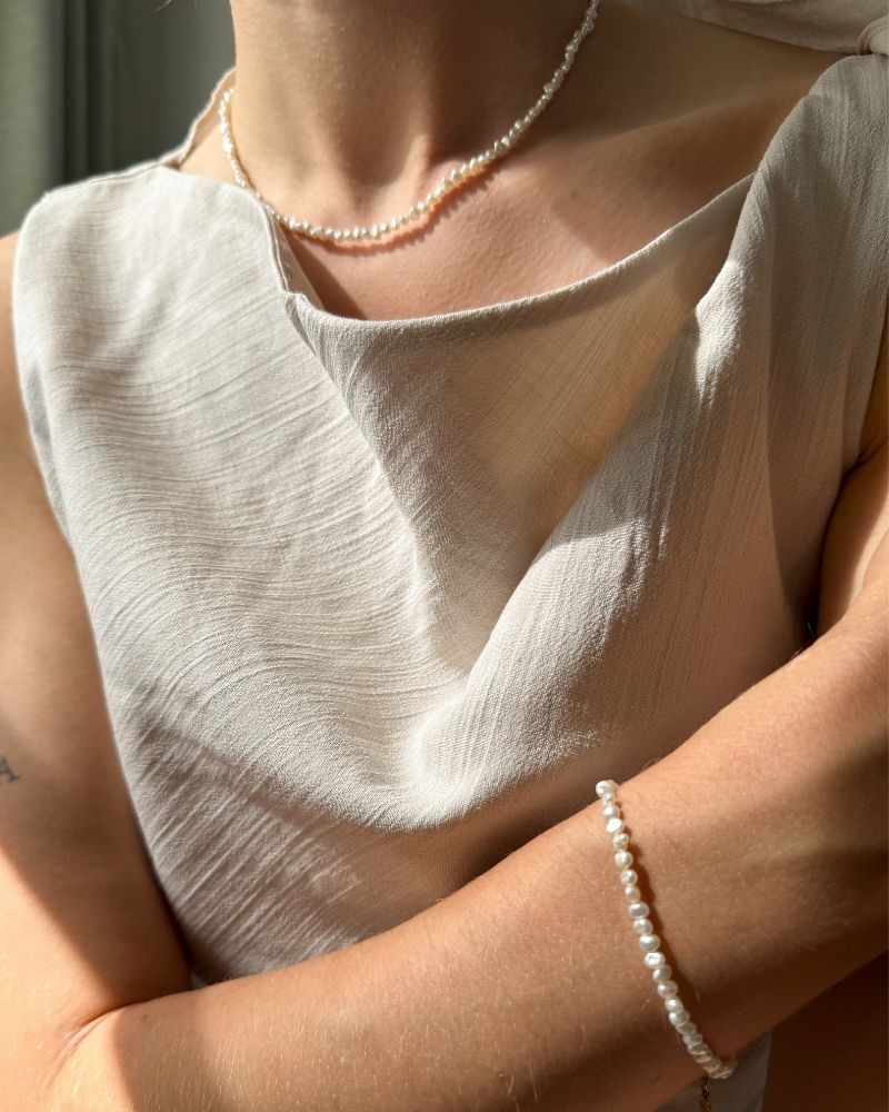 parel armband en ketting