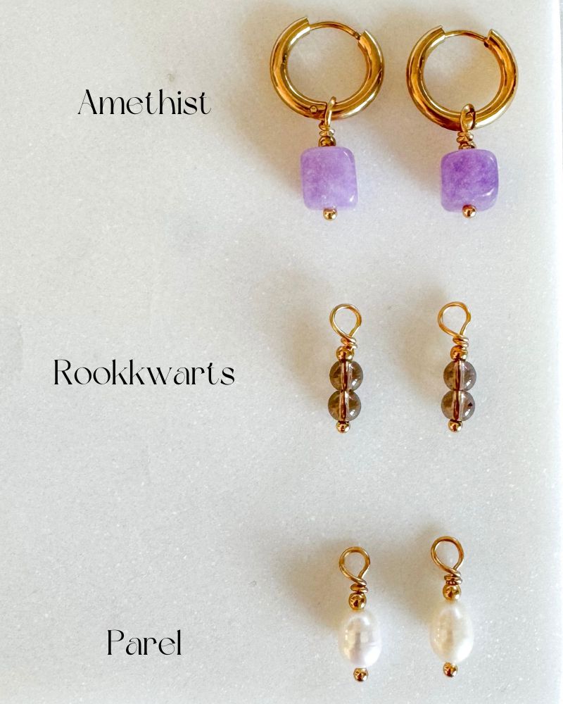 Zelf oorbellen maken | Met edelstenen en parels | DIY oorbellen maken set