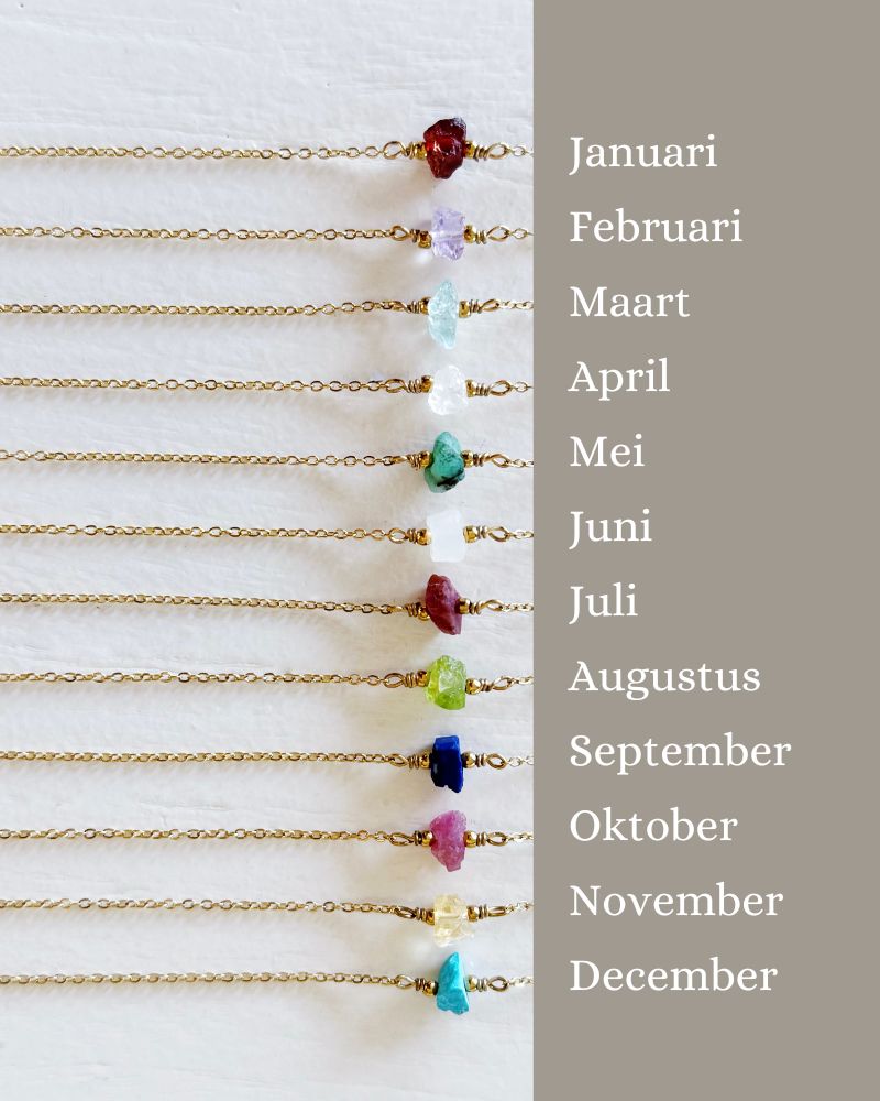 geboortesteen armband