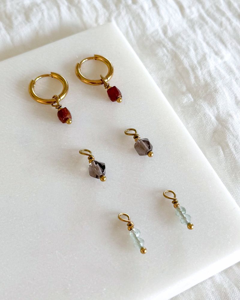 oorbellen met verschillende hangers mix match