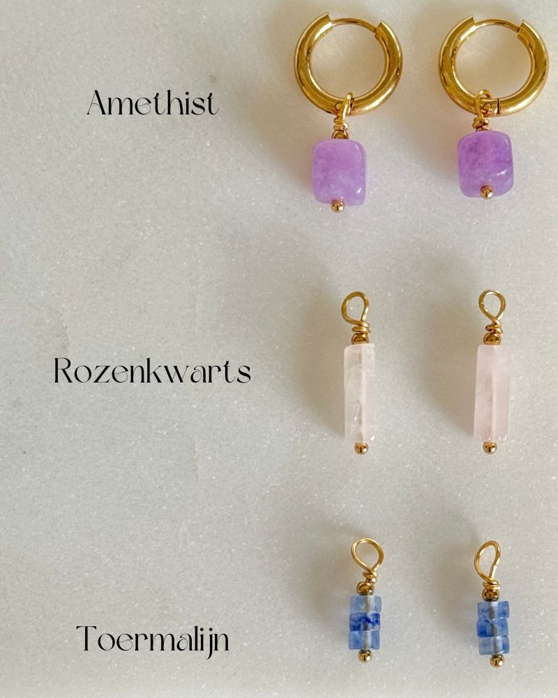Zelf oorbellen maken | Met edelstenen en parels | DIY oorbellen maken set