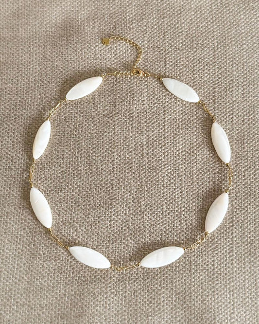 stainless steel statement ketting goud