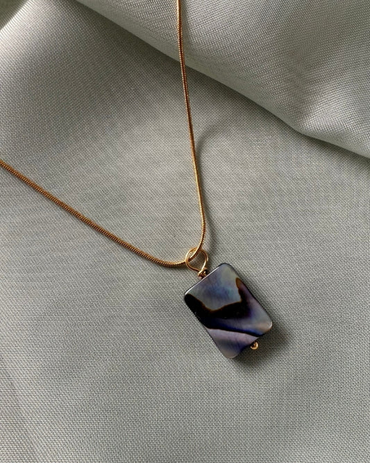 abalone ketting stainless steel