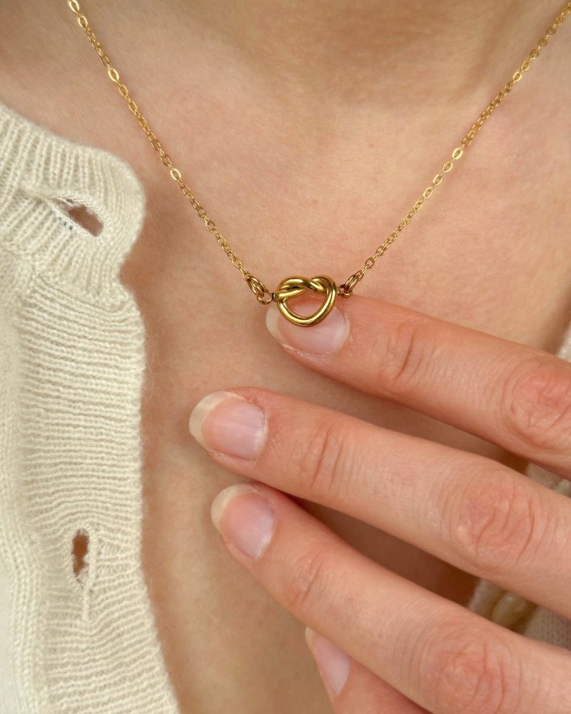 Amour | Gouden ketting met hart | Stainless steel