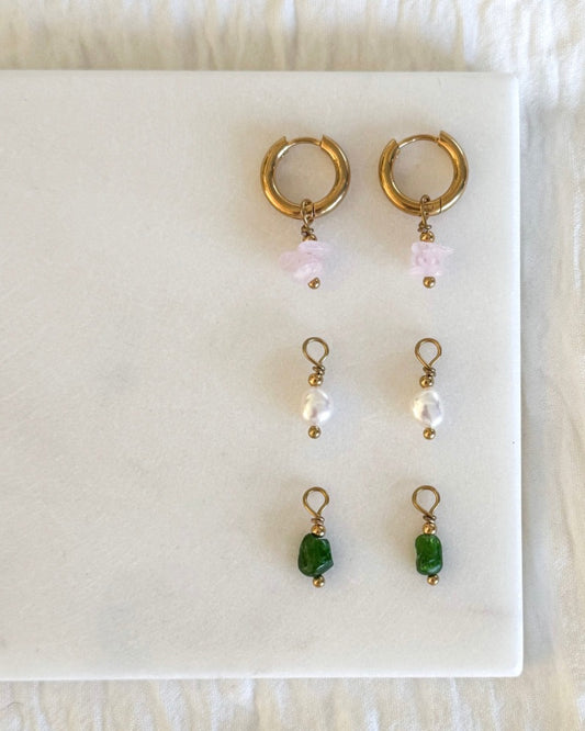 Mix en match oorbellen met 3 hangers