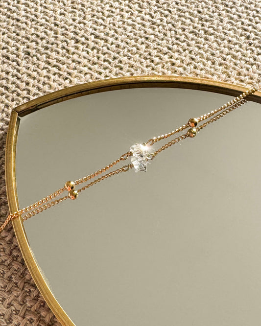 goud stainless steel armband