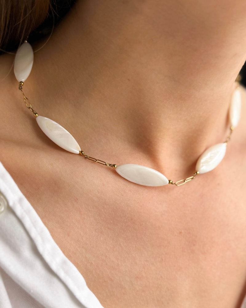 gouden stainless steel ketting statement
