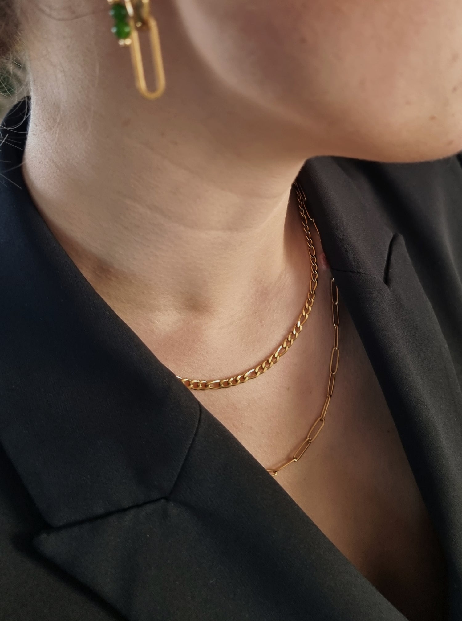 Sieraden gemaakt van goud roestvrij staal (stainless steel)
