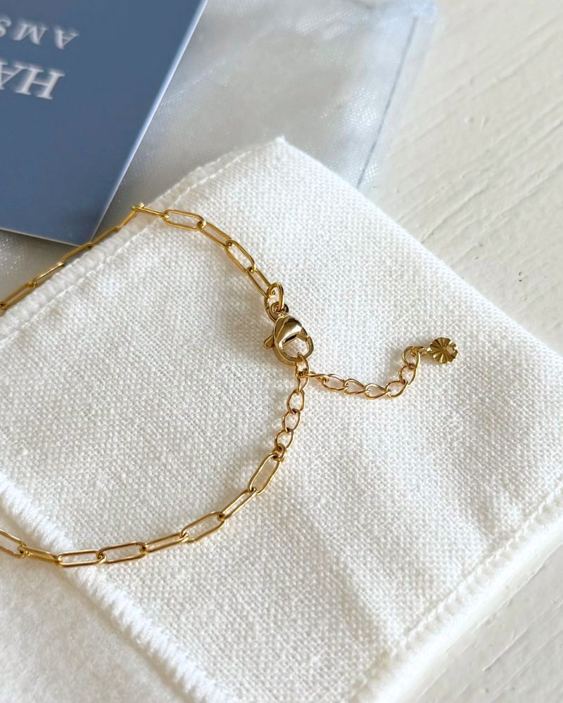 Armband met geboortestenen | 1, 2, 3, 4 of 5 ruwe geboortesteentjes | Stainless steel