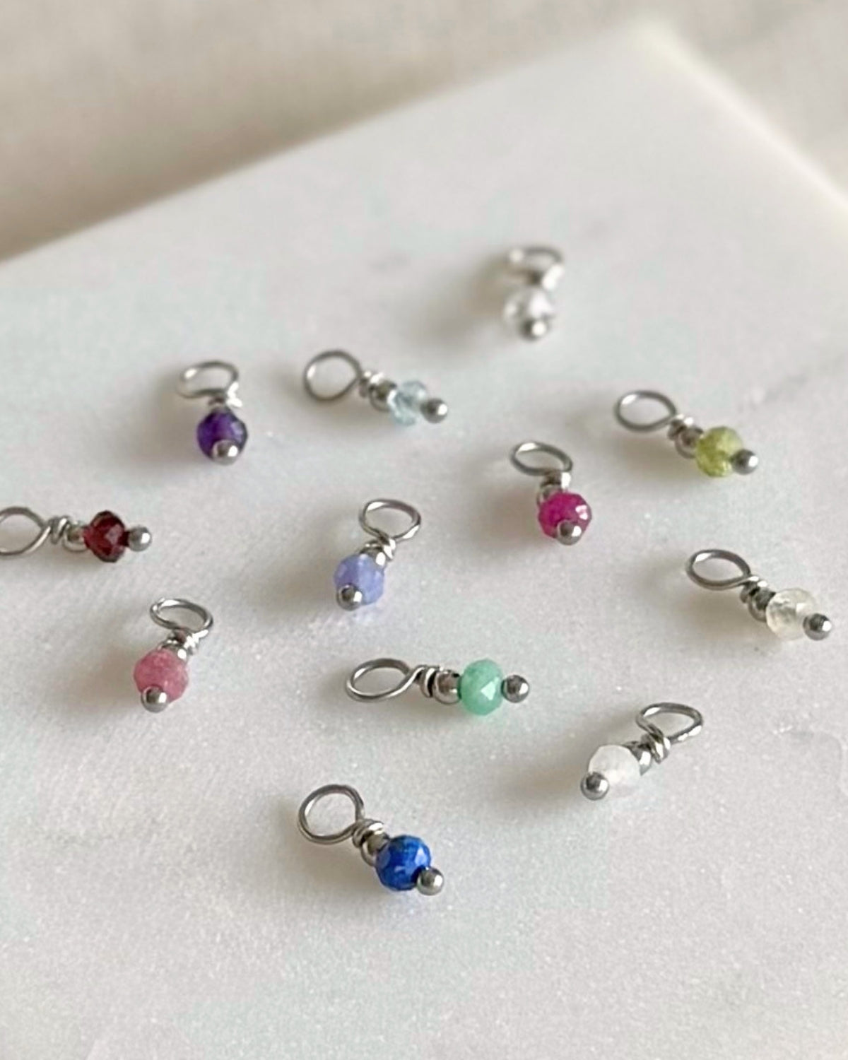 hangers voor geboortesteen ketting