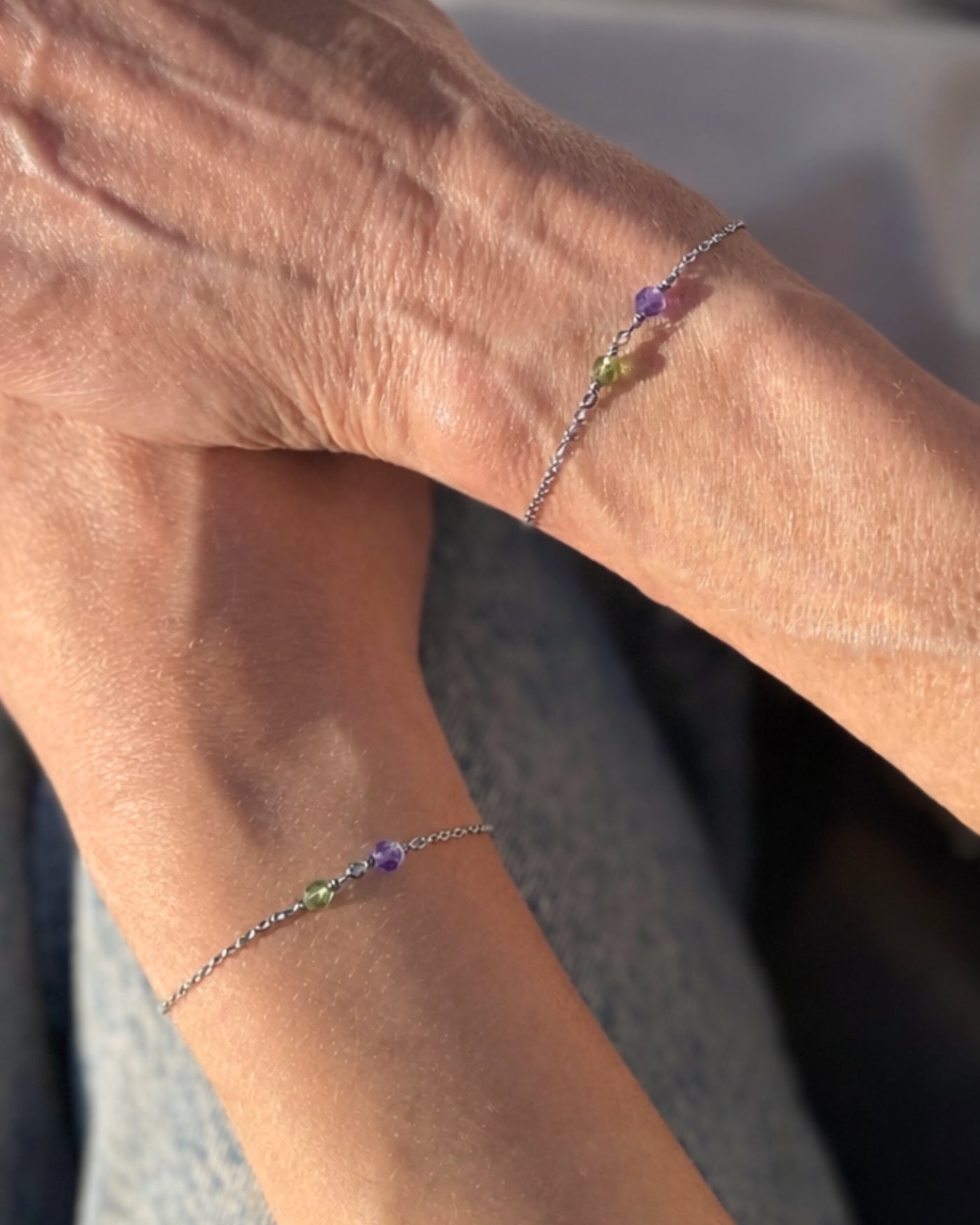 Moeder dochter armband | Zilver stainless steel