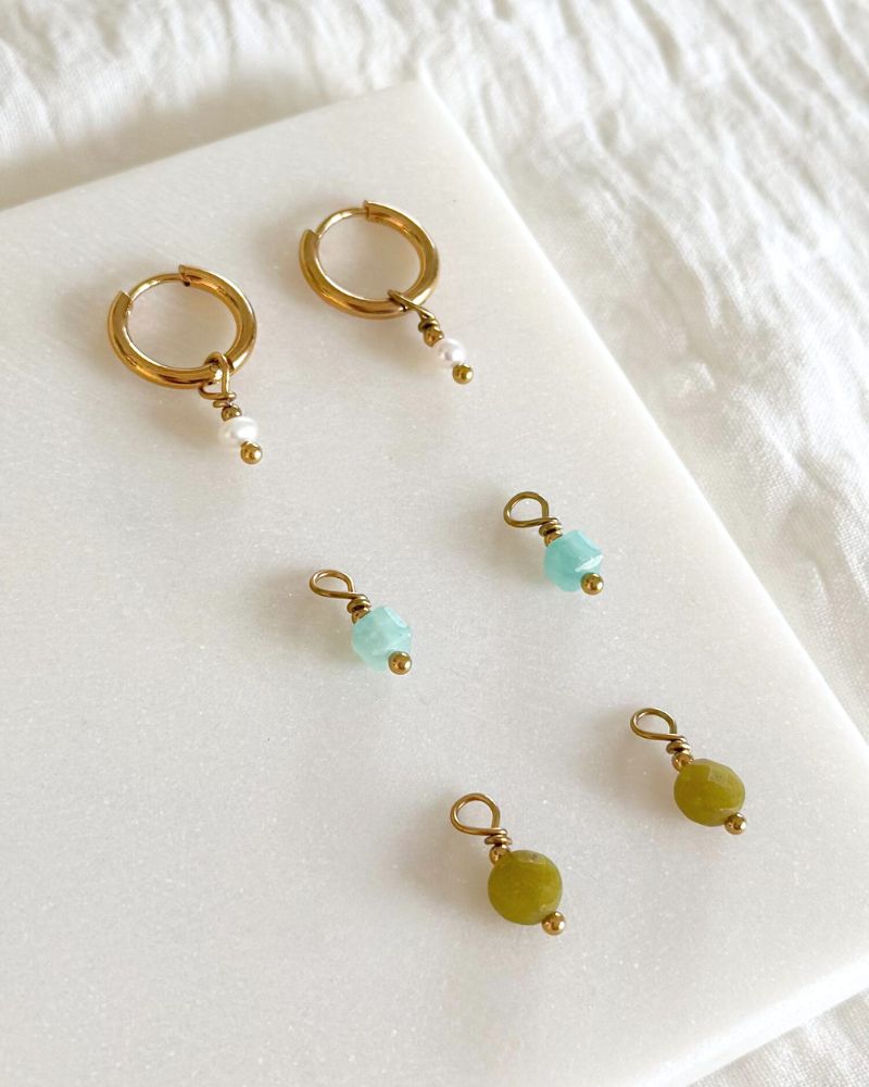 handgemaakte mix and match oorringen set