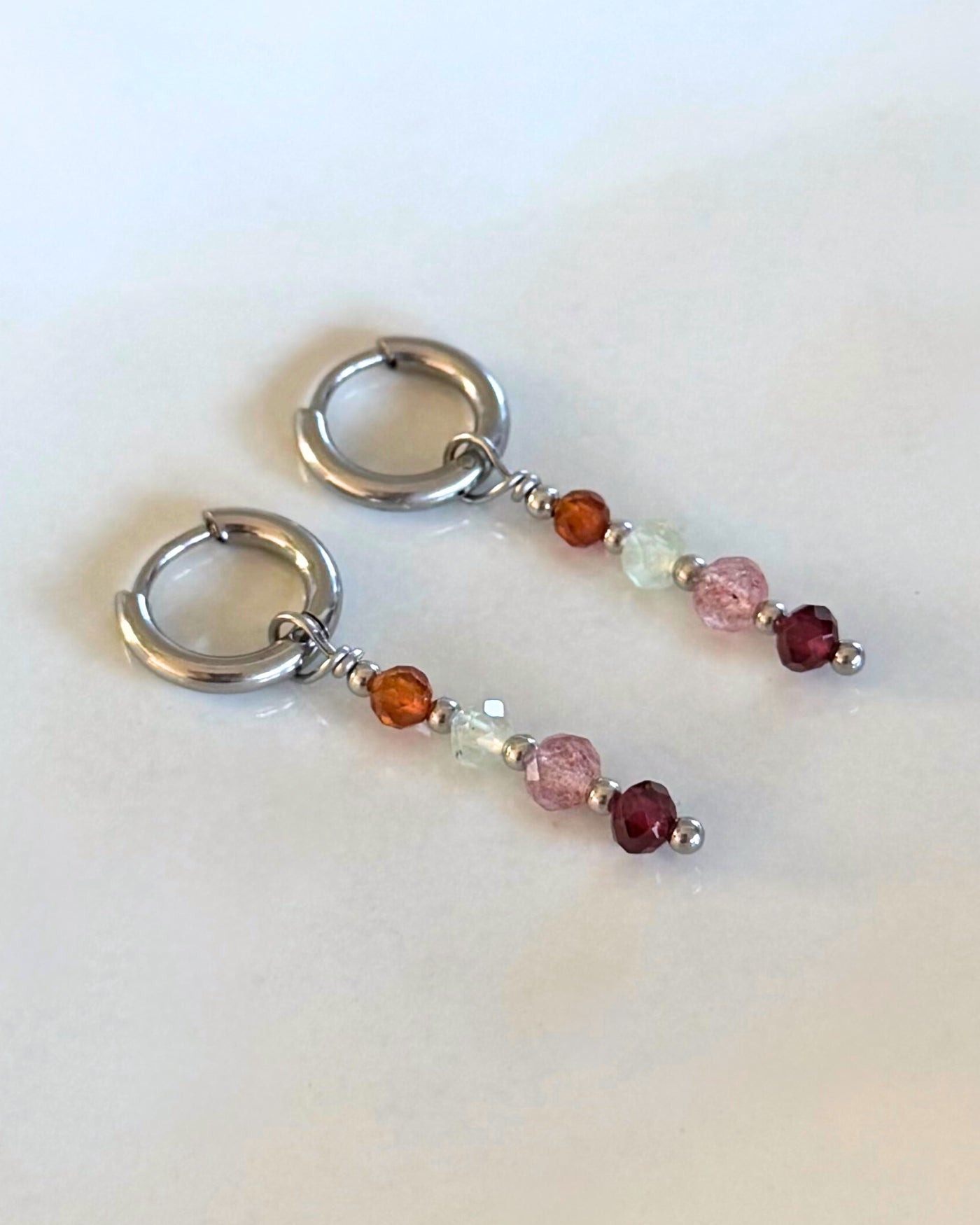 zilveren oorbellen met hangers