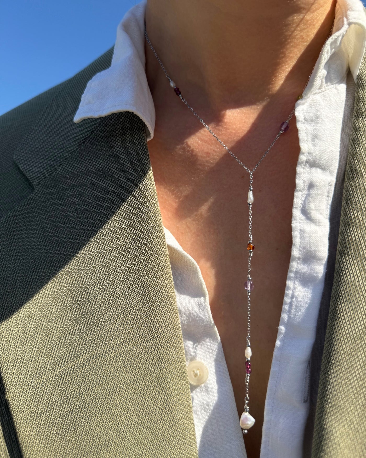 y-ketting zilver