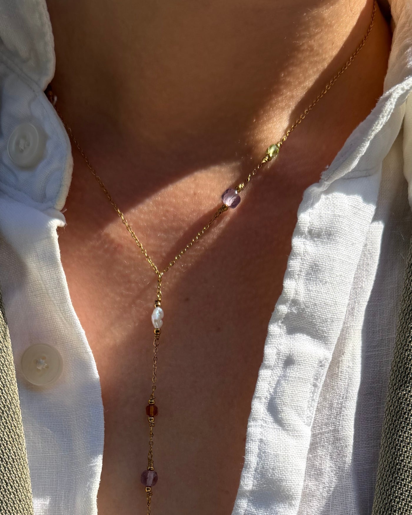 lange y ketting goud