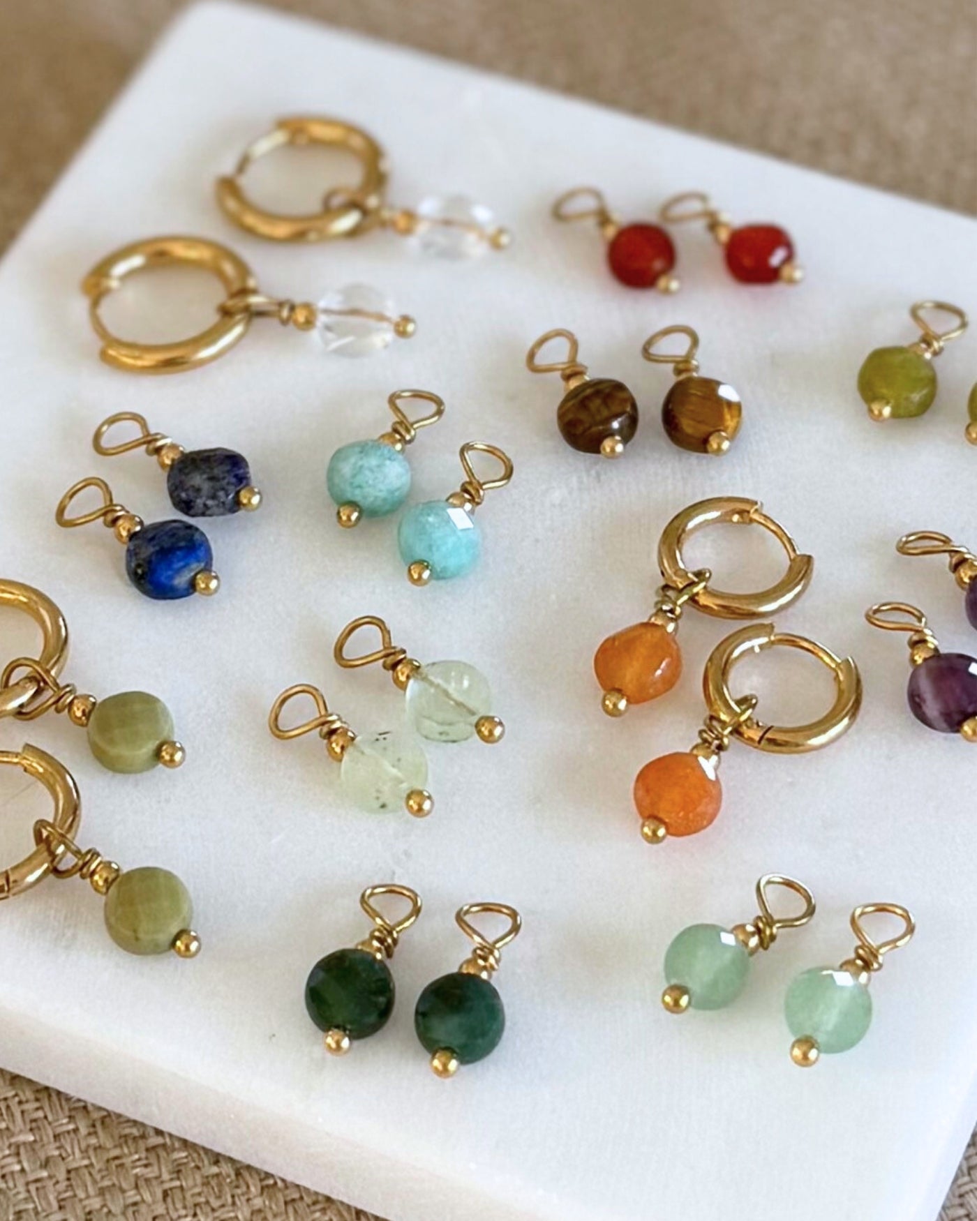 oorbel hangers los goud