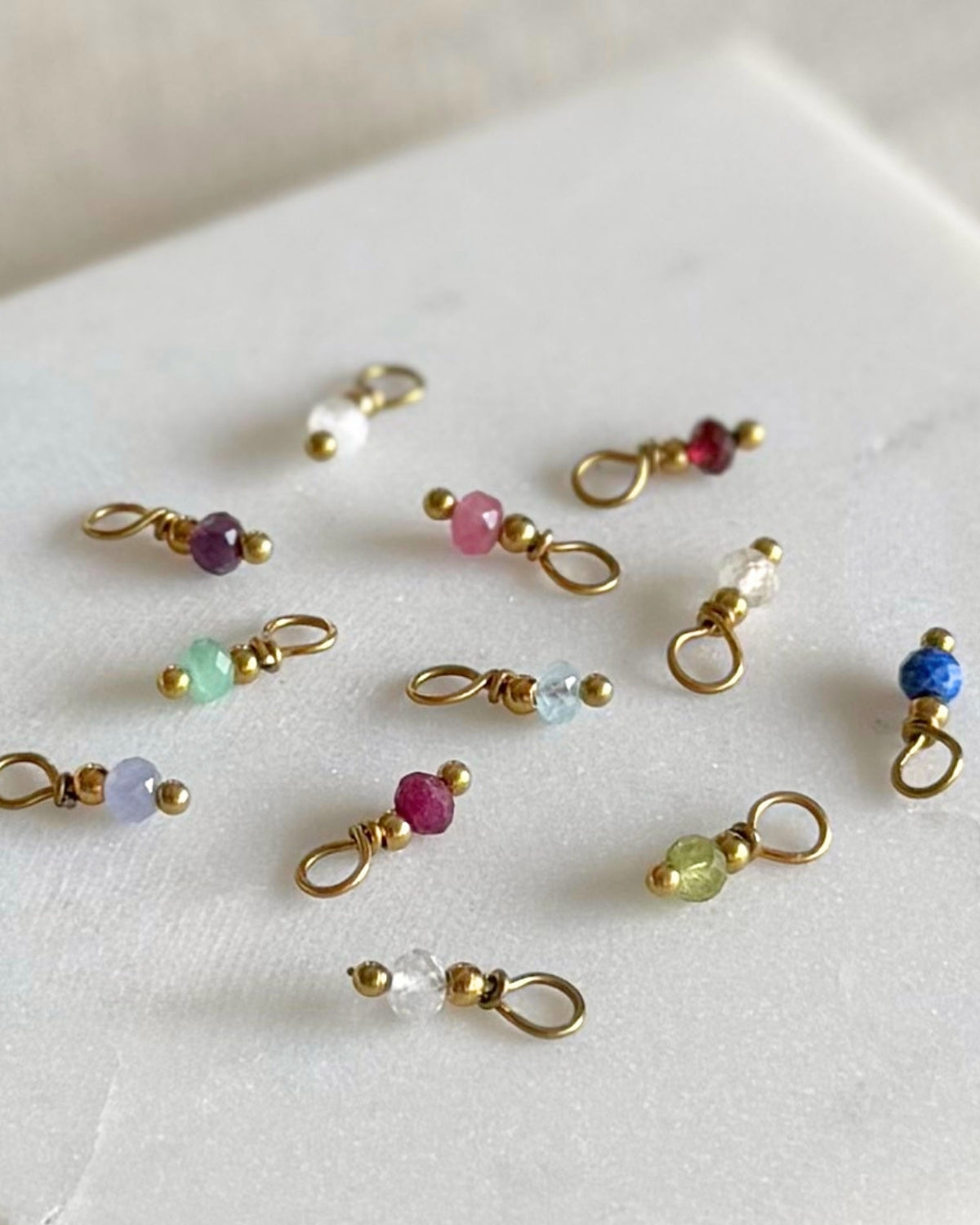 geboortestenen hangers voor ketting goud