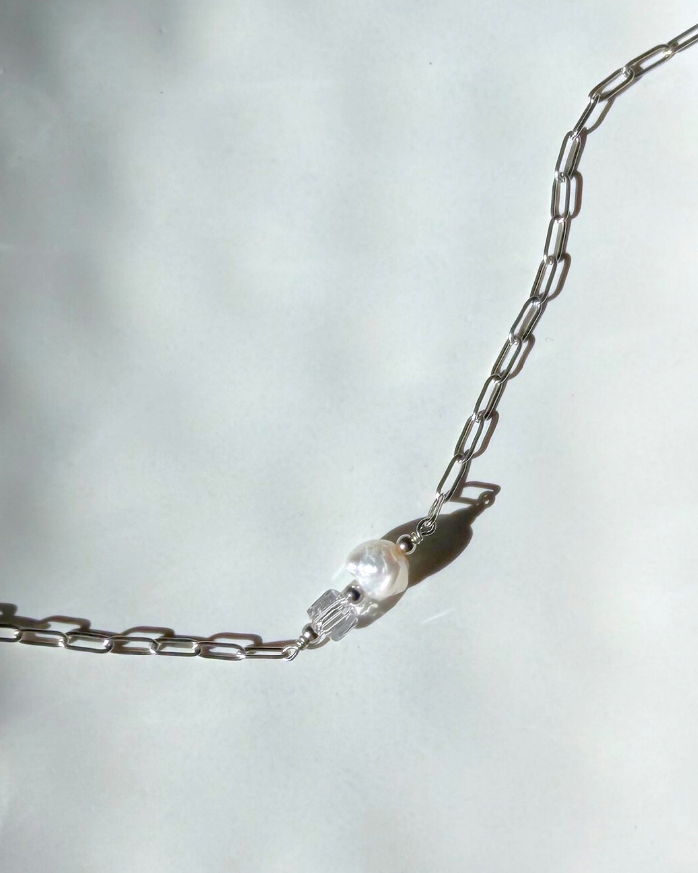 waterproof ketting zilver stainless steel