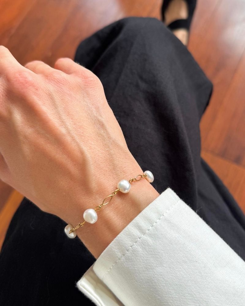 zoetwater parel armband