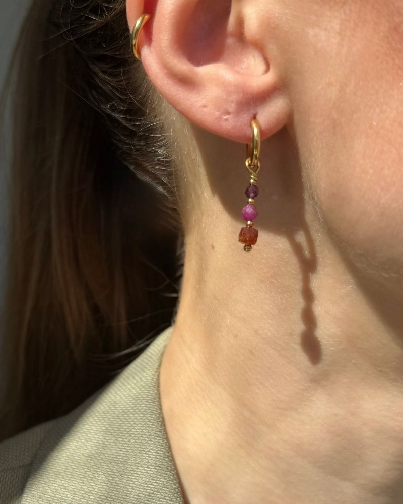 gouden oorbellen met hangers