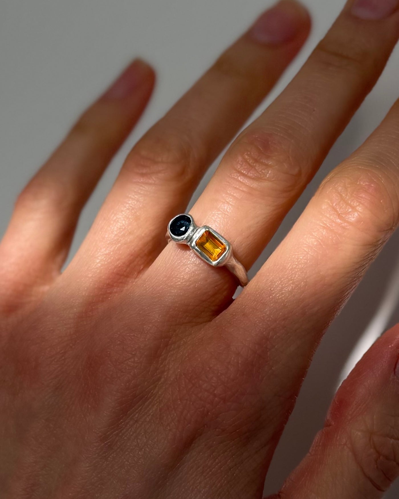 unieke zilveren ring handgemaakt