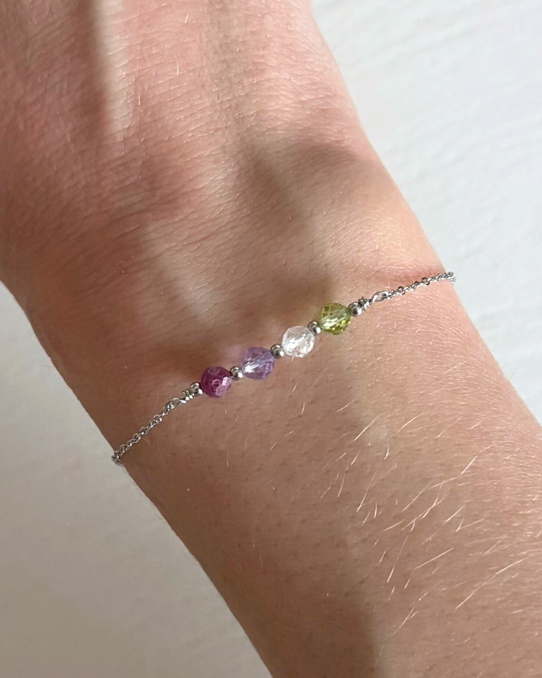 armband met 4 geboortestenen