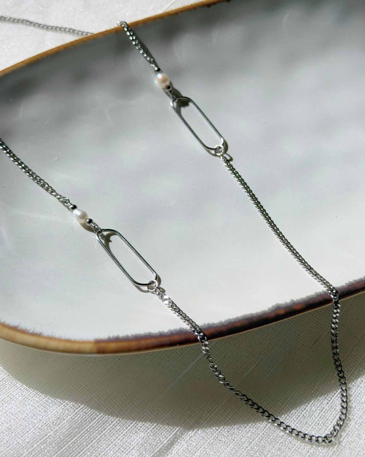 zilveren ketting stoer met schakels