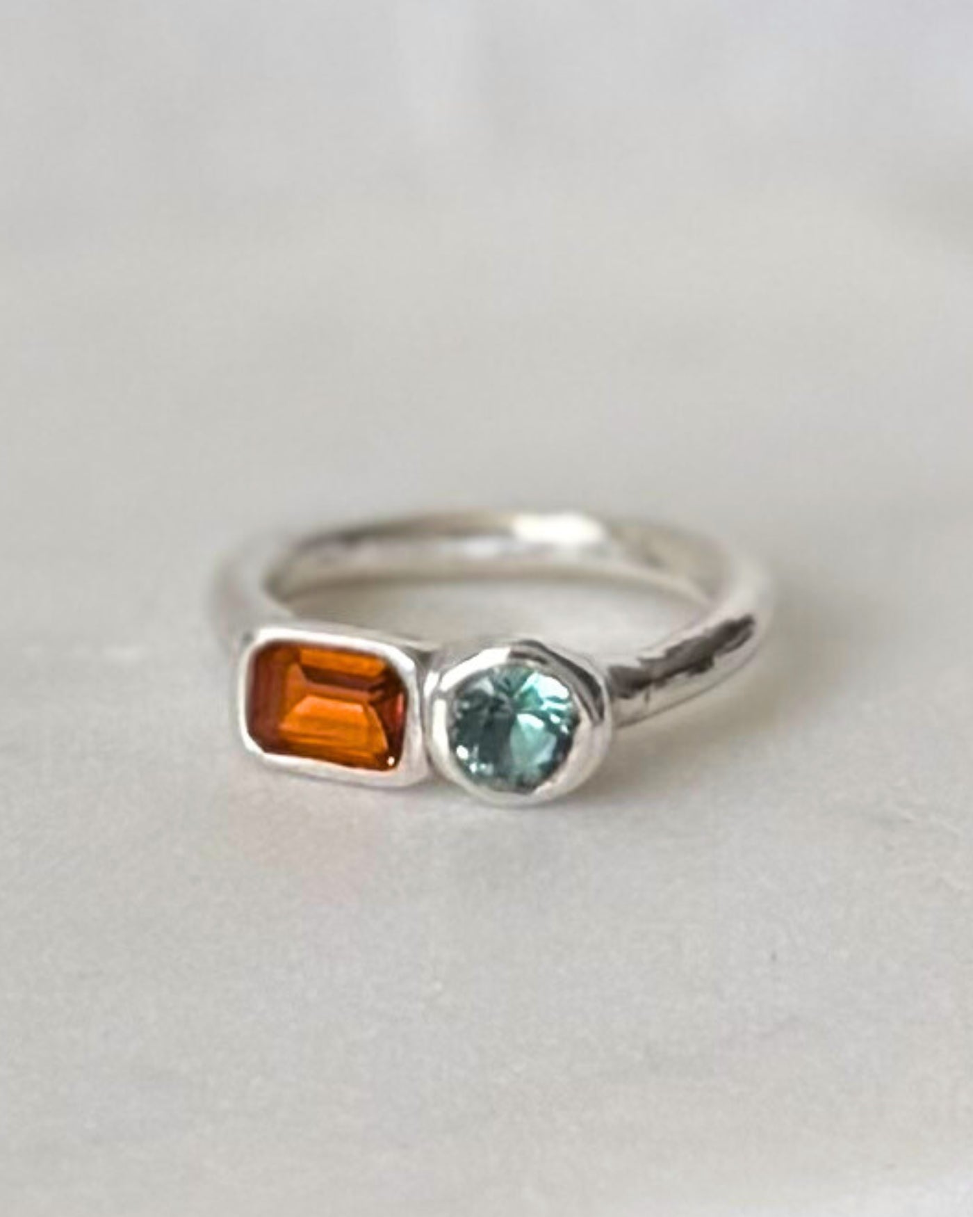 unieke handgemaakte zilveren ring