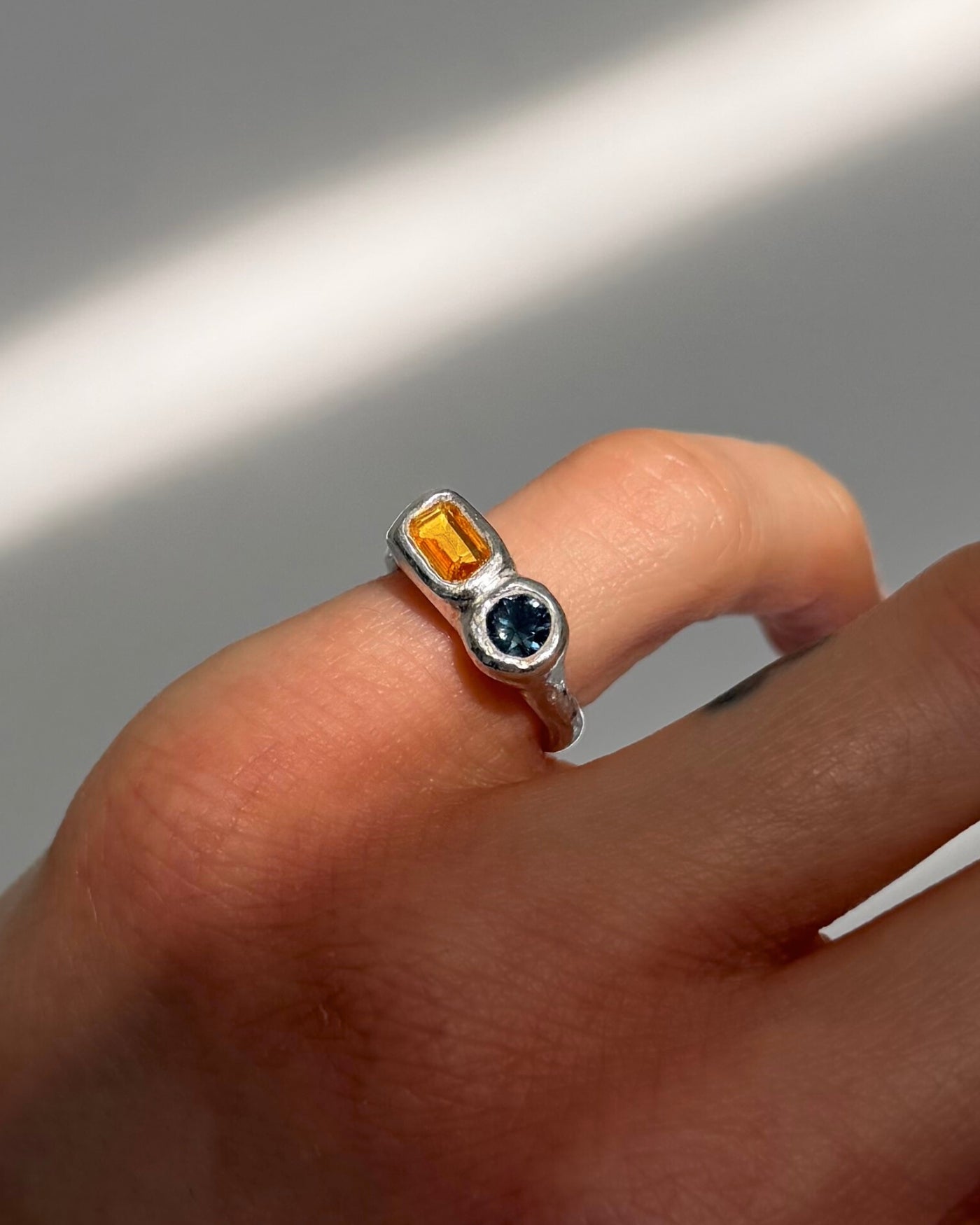 statement ring van massief zilver