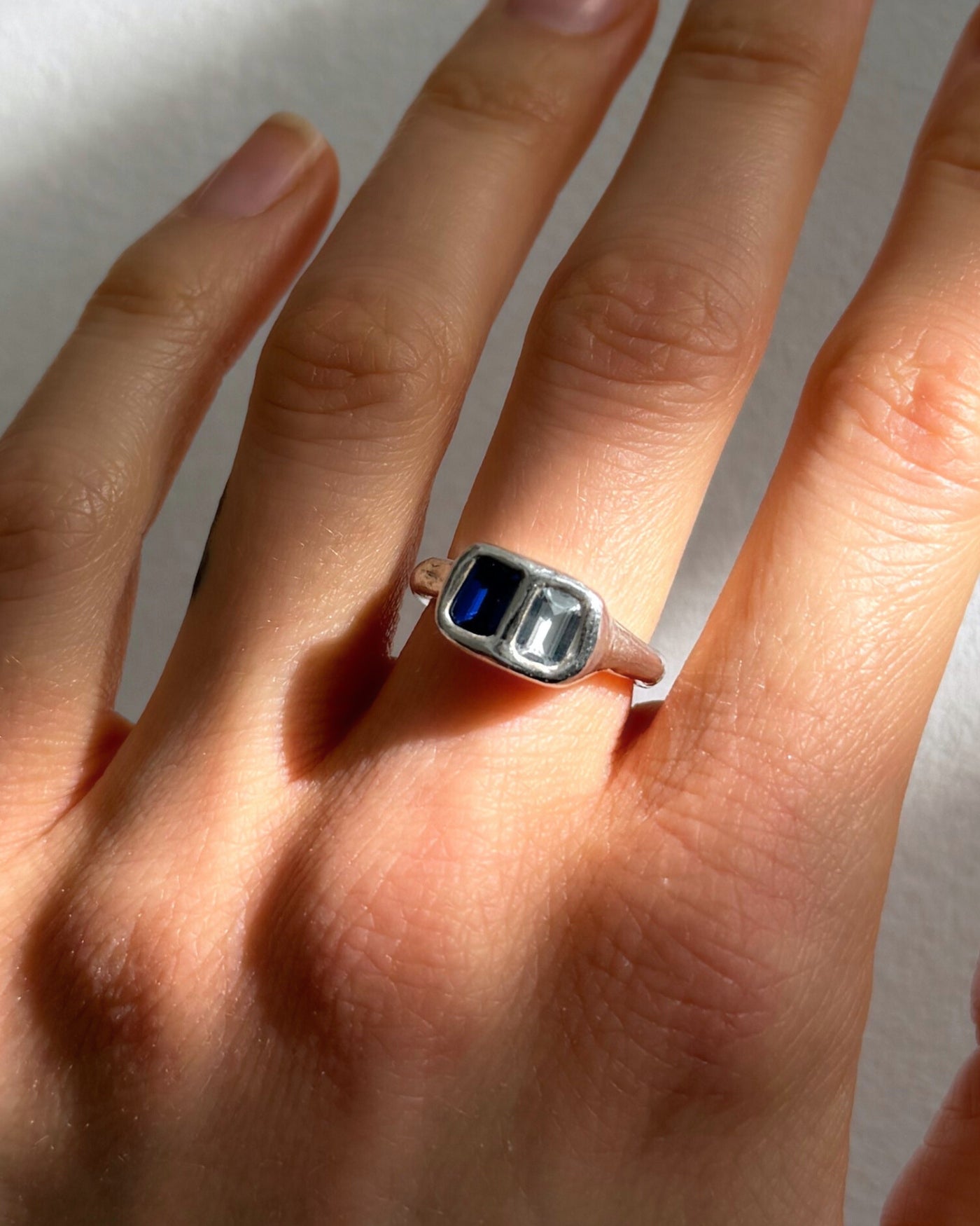 ring van massief zilver