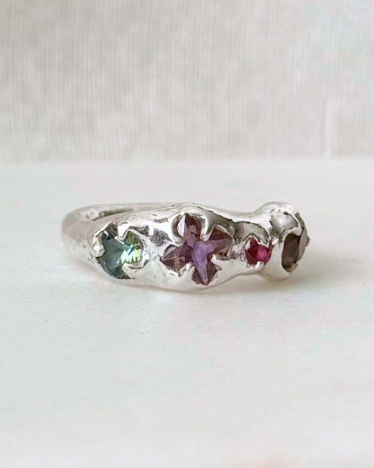 unieke zilveren ring handgemaakt