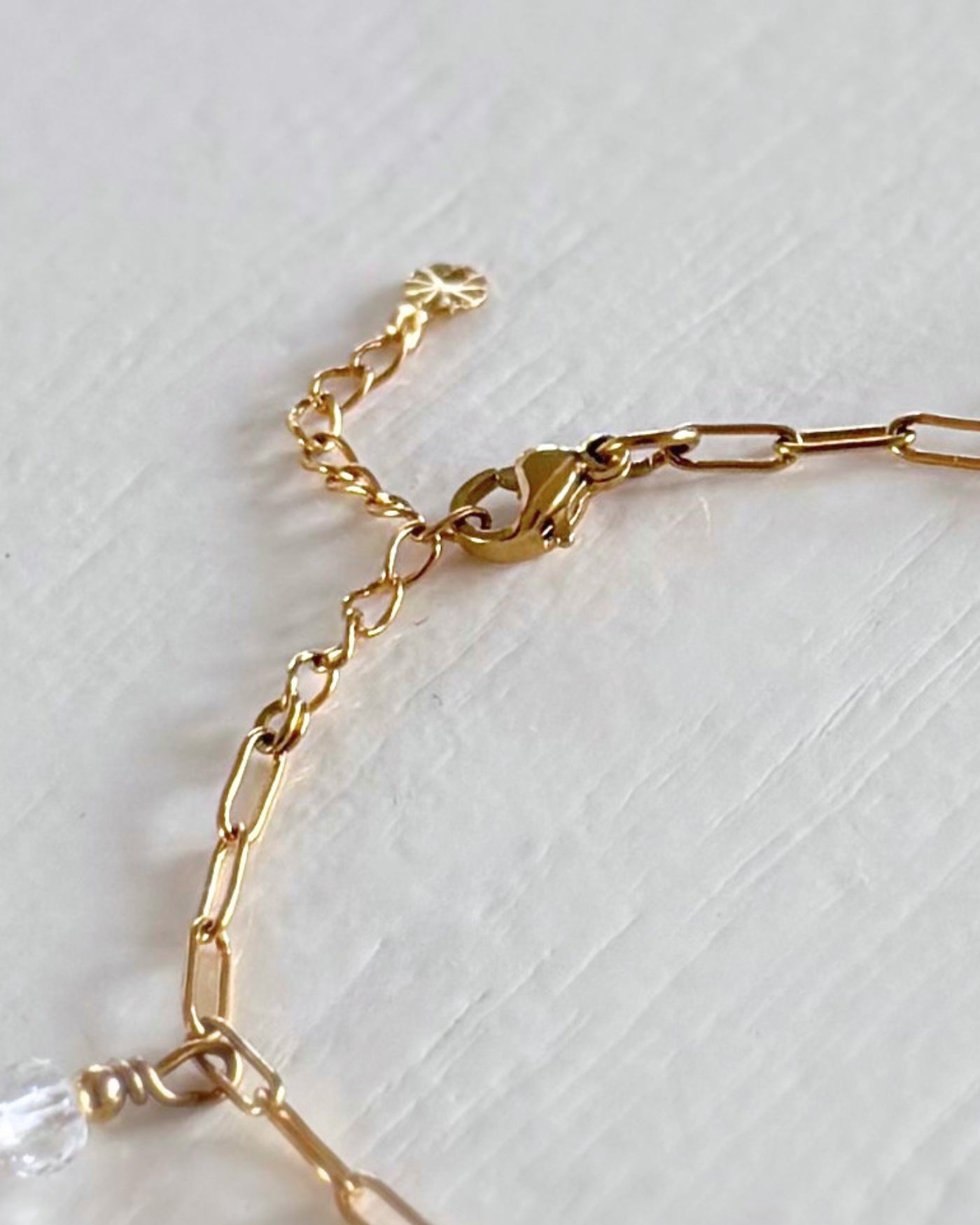Geboortesteen armband met 1, 2, 3, 4 of 5 birthstones | Goud stainless steel