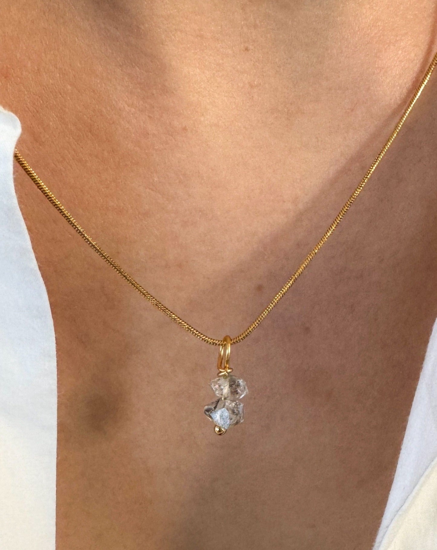 14 karaat geelgouden ketting met hanger met 15 labgrown diamanten 0,50ct voor dames | -NL 14 karaat geelgouden ketting met hanger met 15 labgrown diamanten 0,50ct voor dames | -NL