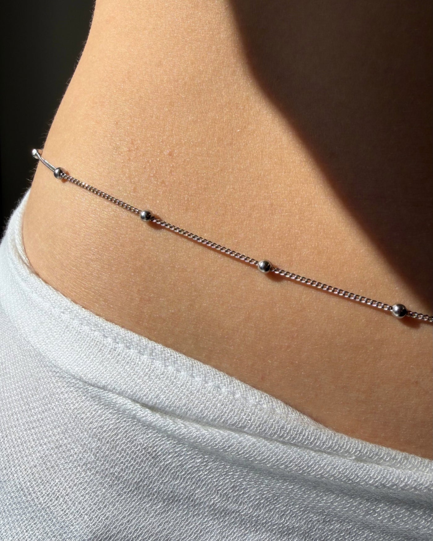 Sahara | Belly chain | Zilver stainless steel