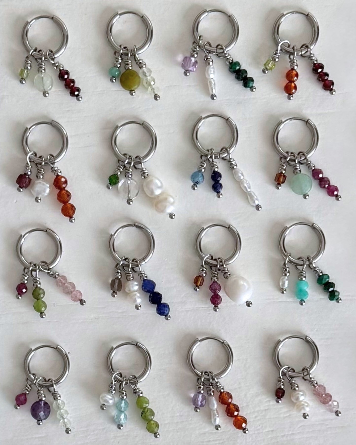 Oorbellen zelf samenstellen | Mix & Match | Zilver stainless steel
