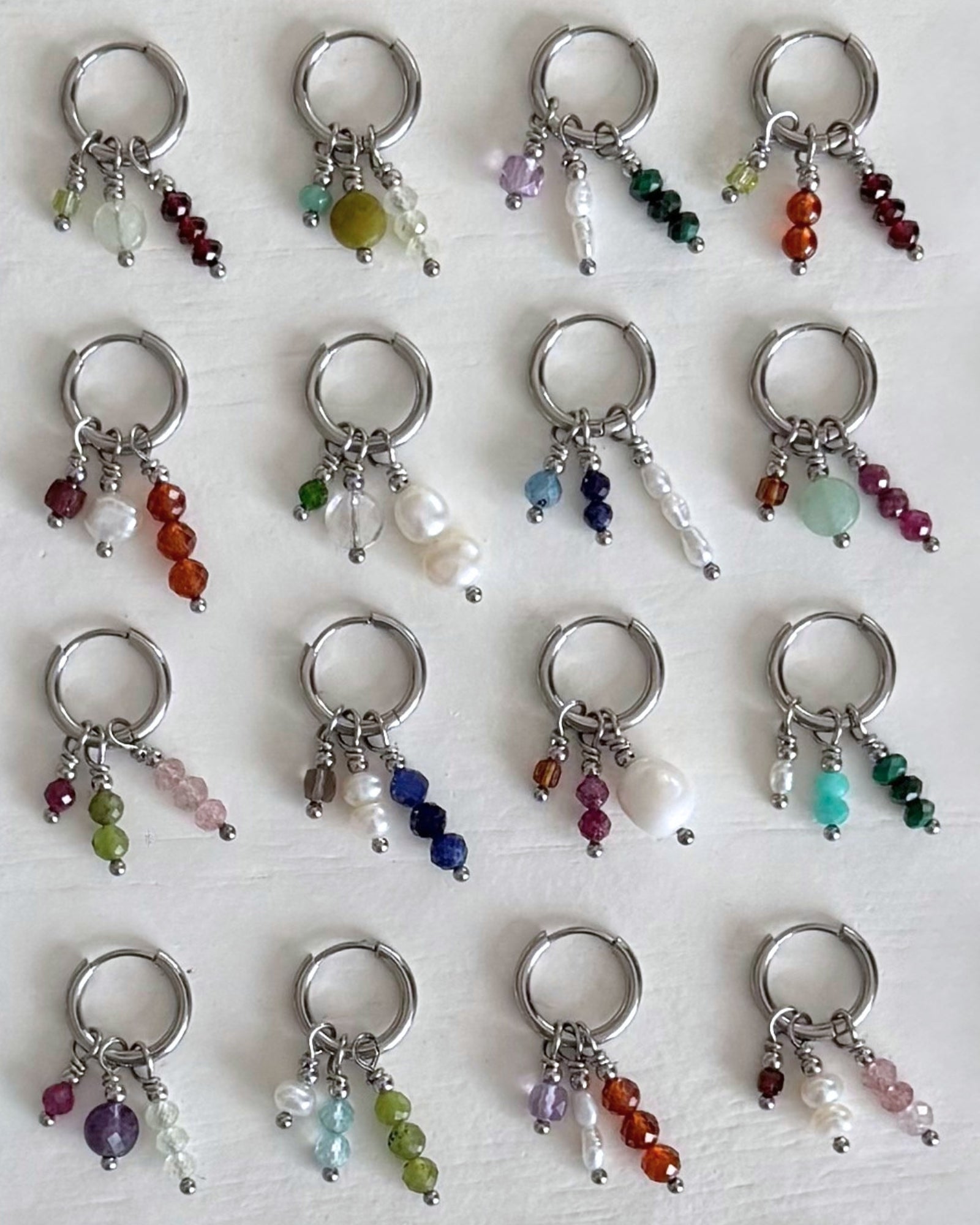 Oorbellen zelf samenstellen | Mix & Match | Zilver stainless steel