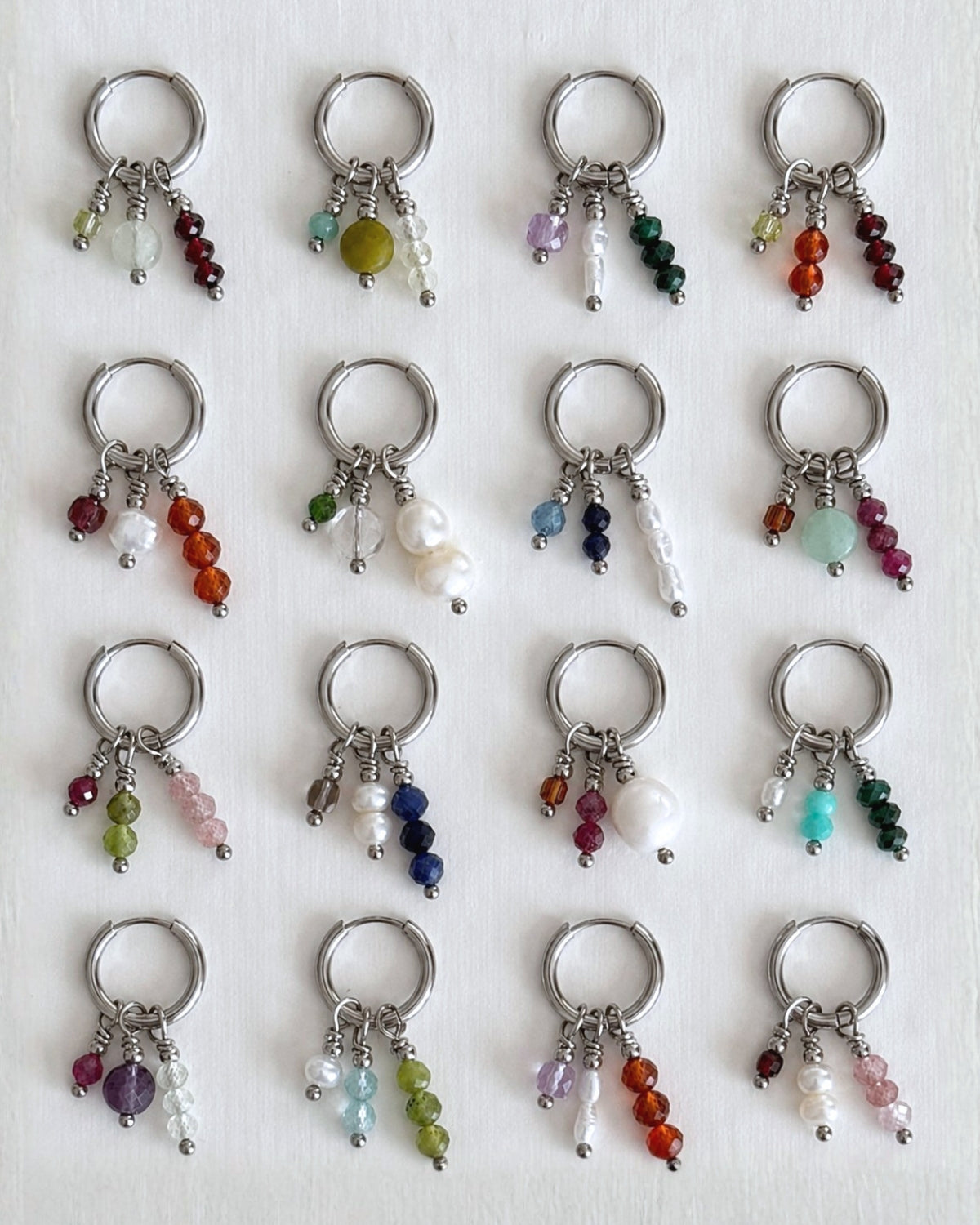 Oorbellen zelf samenstellen | Mix & Match | Zilver stainless steel