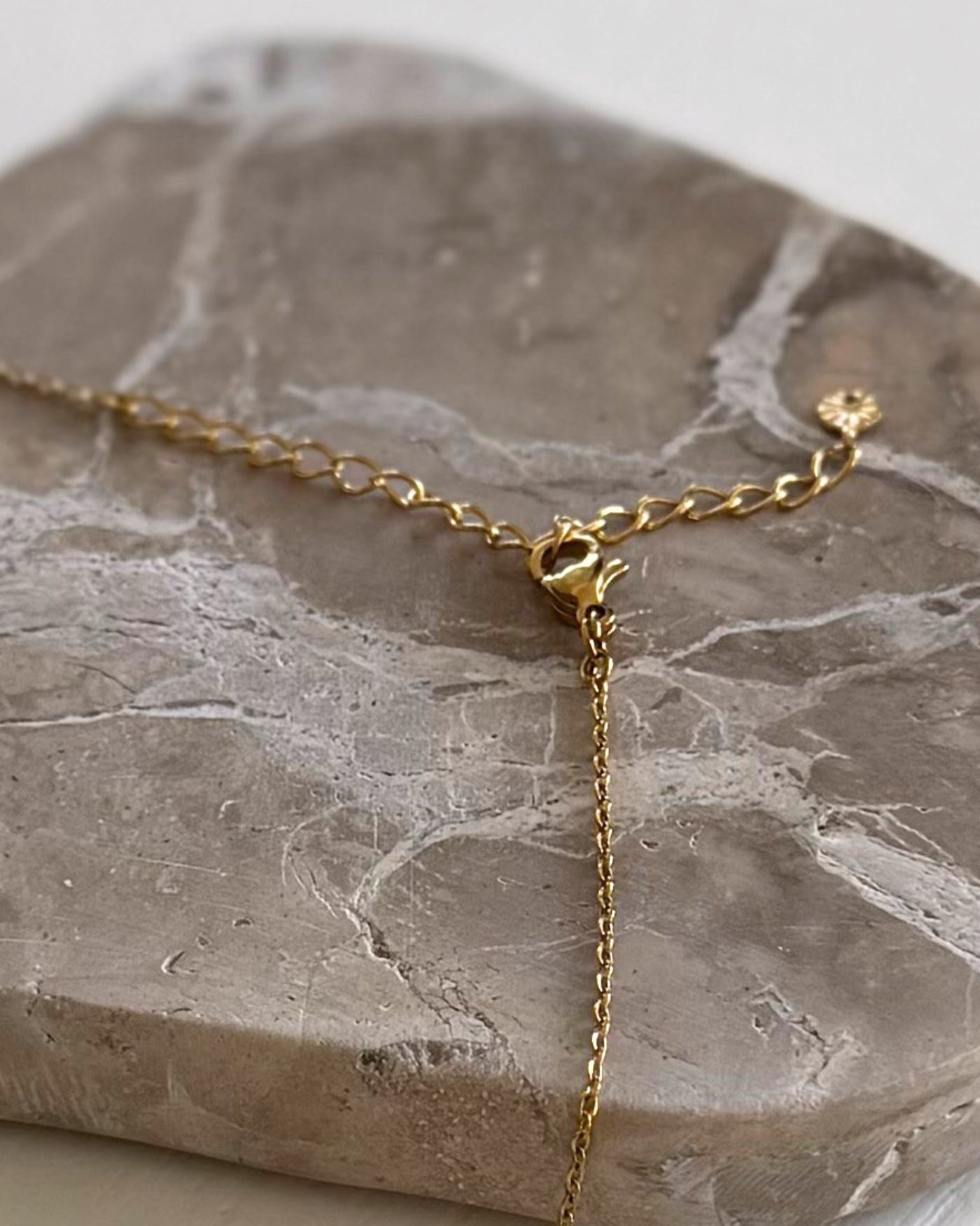 Darya | Y-ketting met parels en edelstenen | Goud stainless steel